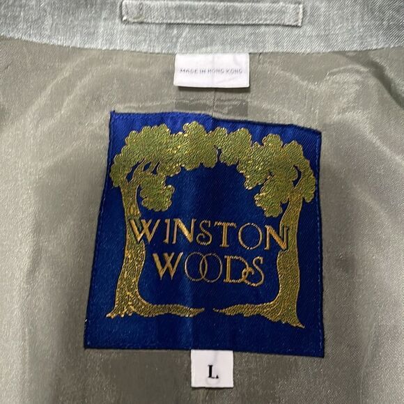 đ„Winston WoodsâSportsâCoatâLargeâGreenish/Gray - Picture 4 of 9
